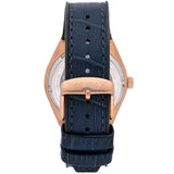 Buy Shop Maserati Triconic Skeleton Black Dial Blue Leather Strap Watch For Men - R8821139001 USA Online