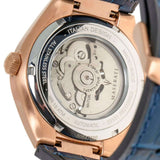 Buy Shop Maserati Triconic Skeleton Black Dial Blue Leather Strap Watch For Men - R8821139001 USA Online