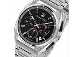 Buy Shop Maserati Trimarano Chronograph Black Dial Silver Stainless Steel Strap Watch For Men - R8873632003 USA Online