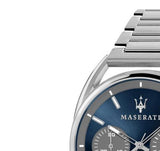 Buy Shop Maserati Trimarano Chronograph Blue Dial Silver Steel Strap Watch For Men - R8873632004 USA Online