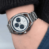 Buy Shop Maserati Trimarano Chronograph Silver Dial Silver Stainless Steel Strap Watch For Men - R8873632001 USA Online