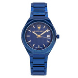 Buy Shop Maserati Guilloche Blue Edition 42mm Stainless Steel Watch For Men - R8853141001 USA Online