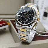 Buy Shop Maserati Velocità Chronograph Black Dial Two Tone Steel Strap Watch for Men - R8873652003 USA Online
