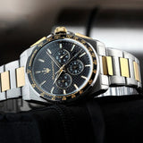 Buy Shop Maserati Velocità Chronograph Black Dial Two Tone Steel Strap Watch for Men - R8873652003 USA Online