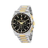 Buy Shop Maserati Velocità Chronograph Black Dial Two Tone Steel Strap Watch for Men - R8873652003 USA Online