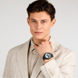 Buy Shop Maserati Velocità Chronograph Blue Dial Black Steel Strap Watch for Men - R8873652004 USA Online