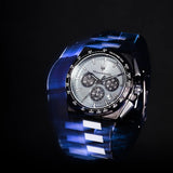 Buy Shop Maserati Velocità Chronograph Blue Dial Black Steel Strap Watch for Men - R8873652004 USA Online