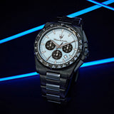 Buy Shop Maserati Velocità Chronograph Blue Dial Black Steel Strap Watch for Men - R8873652004 USA Online