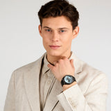 Buy Shop Maserati Velocità Chronograph Blue Dial Black Steel Strap Watch for Men - R8873652004 USA Online