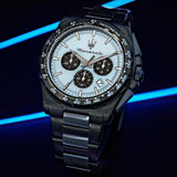 Buy Shop Maserati Velocità Chronograph Blue Dial Black Steel Strap Watch for Men - R8873652004 USA Online