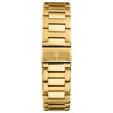 Buy Shop Maserati Velocità Chronograph Blue Dial Gold Steel Strap Watch for Men - R8873652002 USA Online