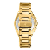 Buy Shop Maserati Velocità Chronograph Blue Dial Gold Steel Strap Watch for Men - R8873652002 USA Online