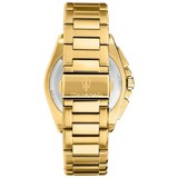 Buy Shop Maserati Velocità Chronograph Blue Dial Gold Steel Strap Watch for Men - R8873652002 USA Online