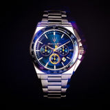 Buy Shop Maserati Velocità Chronograph Blue Dial Silver Steel Strap Watch for Men - R8873652001 USA Online
