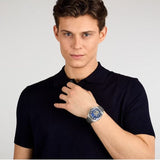 Buy Shop Maserati Velocità Chronograph Blue Dial Silver Steel Strap Watch for Men - R8873652001 USA Online