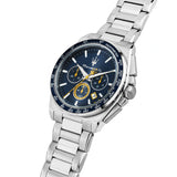 Buy Shop Maserati Velocità Chronograph Blue Dial Silver Steel Strap Watch for Men - R8873652001 USA Online