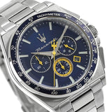 Buy Shop Maserati Velocità Chronograph Blue Dial Silver Steel Strap Watch for Men - R8873652001 USA Online