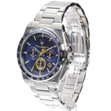 Buy Shop Maserati Velocità Chronograph Blue Dial Silver Steel Strap Watch for Men - R8873652001 USA Online
