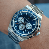 Buy Shop Maserati Velocità Chronograph Blue Dial Silver Steel Strap Watch for Men - R8873652005 USA Online