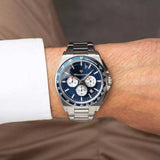 Buy Shop Maserati Velocità Chronograph Blue Dial Silver Steel Strap Watch for Men - R8873652005 USA Online