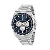 Buy Shop Maserati Velocità Chronograph Blue Dial Silver Steel Strap Watch for Men - R8873652005 USA Online