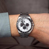 Buy Shop Maserati Velocità Chronograph Silver Dial Silver Steel Strap Watch for Men - R8873652006 USA Online