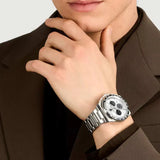 Buy Shop Maserati Velocità Chronograph Silver Dial Silver Steel Strap Watch for Men - R8873652006 USA Online