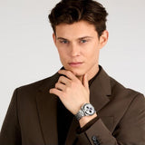 Buy Shop Maserati Velocità Chronograph Silver Dial Silver Steel Strap Watch for Men - R8873652006 USA Online