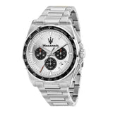Buy Shop Maserati Velocità Chronograph Silver Dial Silver Steel Strap Watch for Men - R8873652006 USA Online