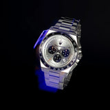 Maserati Velocità Chronograph Silver Dial Silver Steel Strap Watch for Men - R8873652006