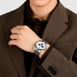 Buy Shop Maserati Velocità Chronograph White Dial Silver Steel Strap Watch for Men - R8873652007 USA Online