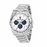 Buy Shop Maserati Velocità Chronograph White Dial Silver Steel Strap Watch for Men - R8873652007 USA Online