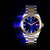 Buy Shop Maserati Velocità Date Blue Dial Two Tone Steel Strap Watch for Men - R8853152001 USA Online