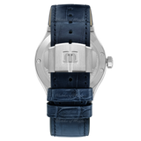 Maurice Lacroix Aikon Automatic Blue Dial Blue Leather Strap Watch For Men - AI6008-ss001-430-1