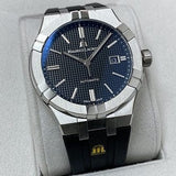 Buy Shop Maurice Lacroix Aikon Automatic Black Dial Black Rubber Strap Watch For Men - AI6008-SS000-330-2 USA Online