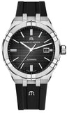 Buy Shop Maurice Lacroix Aikon Automatic Black Dial Black Rubber Strap Watch For Men - AI6008-SS000-330-2 USA Online