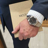 Buy Shop Maurice Lacroix Aikon Automatic Black Dial Silver Steel Strap Watch for Men - AI1807-SS002-330-1 USA Online