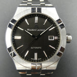 Buy Shop Maurice Lacroix Aikon Automatic Black Dial Silver Steel Strap Watch For Men - AI6008-SS002-330-1 USA Online