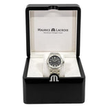 Buy Shop Maurice Lacroix Aikon Automatic Black Dial Silver Steel Strap Watch For Men - AI6008-SS002-330-1 USA Online