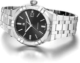 Buy Shop Maurice Lacroix Aikon Automatic Black Dial Silver Steel Strap Watch For Men - AI6008-SS002-330-1 USA Online
