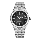 Buy Shop Maurice Lacroix Aikon Automatic Black Dial Silver Steel Strap Watch For Men - AI6008-SS002-330-1 USA Online