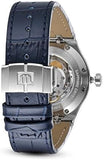 Buy Shop Maurice Lacroix Aikon Automatic Blue Dial Blue Leather Strap Watch For Men - AI6008-ss001-430-1 USA Online