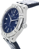 Buy Shop Maurice Lacroix Aikon Automatic Blue Dial Blue Leather Strap Watch For Men - AI6008-ss001-430-1 USA Online