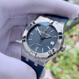 Buy Shop Maurice Lacroix Aikon Automatic Blue Dial Blue Rubber Strap Watch for Men - AI11808-SS000B-430-4 USA Online