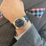 Buy Shop Maurice Lacroix Aikon Automatic Blue Dial Blue Rubber Strap Watch for Men - AI11808-SS000B-430-4 USA Online