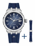 Buy Shop Maurice Lacroix Aikon Automatic Blue Dial Blue Rubber Strap Watch for Men - AI11808-SS000B-430-4 USA Online