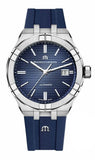 Buy Shop Maurice Lacroix Aikon Automatic Blue Dial Blue Rubber Strap Watch for Men - AI11808-SS000B-430-4 USA Online