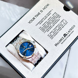 Buy Shop Maurice Lacroix Aikon Automatic Blue Dial Silver Steel Strap Watch For Men - AI6008-SS002-430-1 USA Online