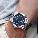 Buy Shop Maurice Lacroix Aikon Automatic Blue Dial Silver Steel Strap Watch For Men - AI6008-SS002-430-1 USA Online