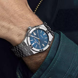 Buy Shop Maurice Lacroix Aikon Automatic Blue Dial Silver Steel Strap Watch For Men - AI6008-SS002-430-1 USA Online